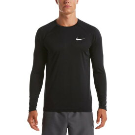 ナイキ（NIKE）（メンズ）ラッシュガード 長袖 UVカット UPF40+ 紫外線対策 エッセンシャル ロングスリーブ ハイドロガード NESSA587-001