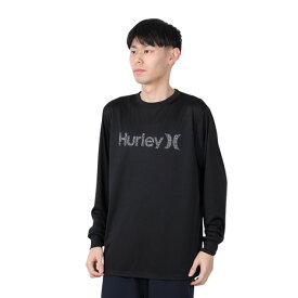 ハーレー（HURLEY）（メンズ）ラッシュガード RASH LEO OAO 長袖Tシャツ 24 MRG2411029-BLK