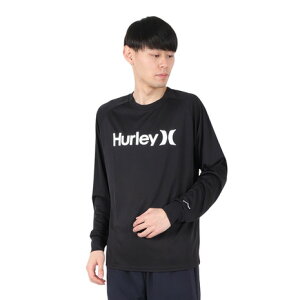 ハーレー(HURLEY)(メンズ)ファントム ラッシュガード ワンアンドオンリー 長袖 Tシャツ MSRG251008-BLK