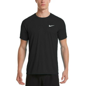 ナイキ（NIKE）（メンズ）ラッシュガード 半袖 Tシャツ エッセンシャル ショートスリーブ ハイドロガード NESSA586-001 速乾 UVカット