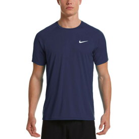 ナイキ（NIKE）（メンズ）ラッシュガード 半袖 Tシャツ UVカット UPF40+ 紫外線対策 エッセンシャル ショートスリーブ ハイドロガード NESSA586-440