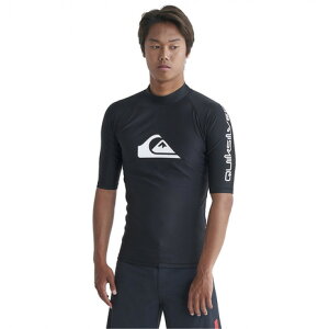 �N�C�b�N�V���o�[�iQuiksilver�j�i�����Y�j���b�V���K�[�h ���� UV�J�b�g ���� ALL TIME SR 24SP QLY241022 BLK1
