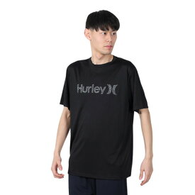 ハーレー（HURLEY）（メンズ）ラッシュガード RASH LEO OAO 半袖Tシャツ 24 MRG2411028-BLK