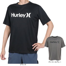 ハーレー（HURLEY）（メンズ）ラッシュガード 半袖 Tシャツ UVカット UPF50+ 紫外線対策 RASH ONE AND ONLY TEE MRG2310032