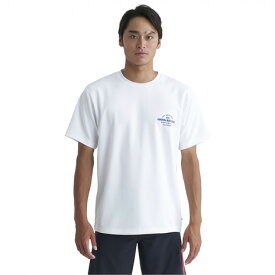 クイックシルバー（Quiksilver）（メンズ）ラッシュガード 半袖 Tシャツ UVカット TRADE SMITH SS 24SP QLY241003 WHT