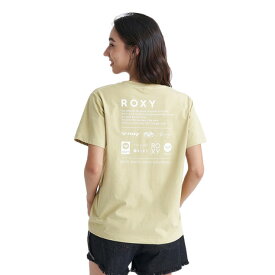 ロキシー（ROXY）（レディース）ラッシュガード 半袖 Tシャツ HISTORIA DEL LOGO 24SURLY242018BEG