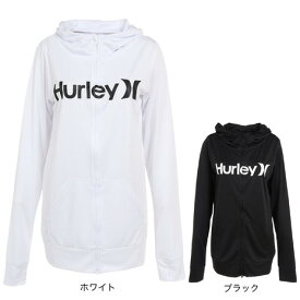 ハーレー（HURLEY）（レディース）ラッシュガード パーカー フルジップ 長袖 UVカット UPF50+ 紫外線対策 RASH ONE AND ONLY WRG2320015