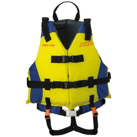 アクア（AQA）（キッズ）フローティングベスト ライフジャケット キッズ 子供用 KA-9026 YL/BL