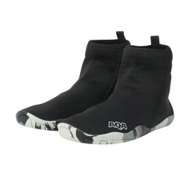 アクア（AQA）（メンズ）ハイカットマリンシューズBK KW-4676