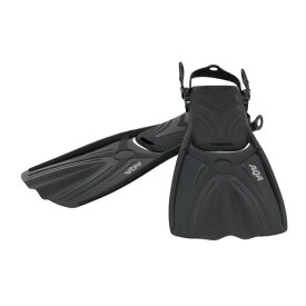 アクア（AQA）（メンズ、レディース）フィン 足ヒレ 男女兼用 シュノーケル シュノーケリング オーシャンウェーブ L KF-2512 BK