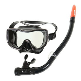 アクア（AQA）（メンズ）シュノーケリング シュノーケルセット メビウスライト&サミーVライトII 2点セット 23KZ-9071N SMK