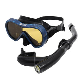 アクア（AQA）（メンズ）マスク スノーケル バレナソフト&カナールフレックススペシャル 2点セット KZ-9109 NV/CA