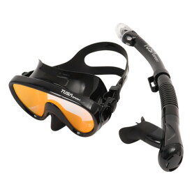 リーフツアラー（REEFTOURER）（メンズ、レディース）マスク スノーケル TUSA Sport PROシリーズ 2点セット 25UC0116M BKBKB