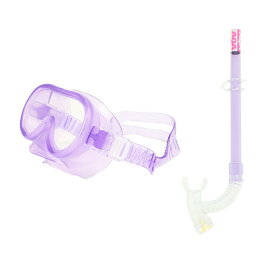 アクア（AQA）（キッズ）Sea-J マスク&ビキシーVライトII KZ-9156 クリスタルパープル