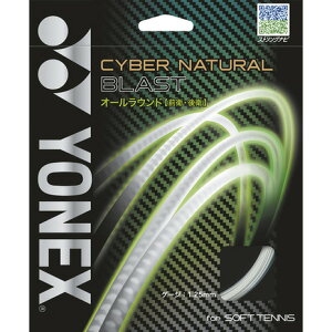 ヨネックス(YONEX)(メンズ、レディース、キッズ)ソフトテニスストリング サイバーナチュラルブラスト CSG650BL-580