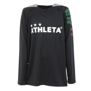 アスレタ(ATHLETA)(キッズ)ジュニア サッカー フットサルウェア 長袖プラクティスシャツ XE-449J BLK