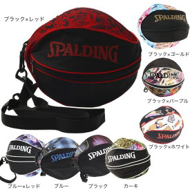 スポルディング（SPALDING）（メンズ、レディース、キッズ）バスケットボール ボールバッグ 1個入れ グラフィティレッド 49-001