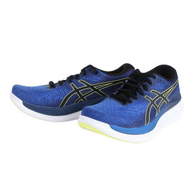 アシックス（ASICS）（メンズ）ランニングシューズ グライドライド 3 ブルー ブラック 1011B336.404 スニーカー トレーニング スポーツ ジョグ 軽量 反発性