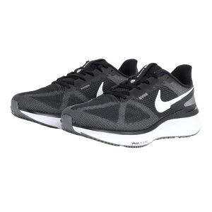ナイキ(NIKE)(メンズ)ランニングシューズ エア ズーム ストラクチャー 25 ワイド ブラック DZ3488-002 スニーカー ジョギング 安定性 クッション性