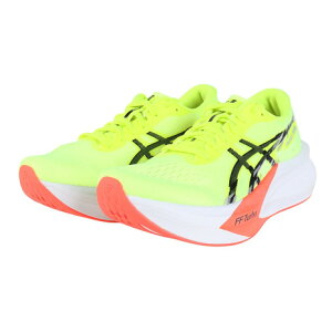 アシックス(ASICS)(レディース)ランニングシューズ トレーニングシューズ 部活 マジックスピード4 イエロー ブラック 1012B676 750 スニーカー トレーニング