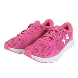 アンダーアーマー（UNDER ARMOUR）（レディース）チャージド パスート3 ピンク 3024889 601 ランニングシューズ ジョギング トレーニング 運動靴 陸上