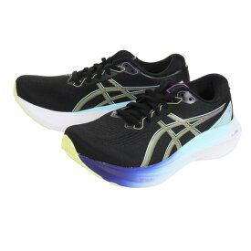 アシックス（ASICS）（レディース）ランニング シューズ ゲル カヤノ 30 WIDE ブラック イエロー 1012B503.003 スニーカー マラソン 安定性 クッション性