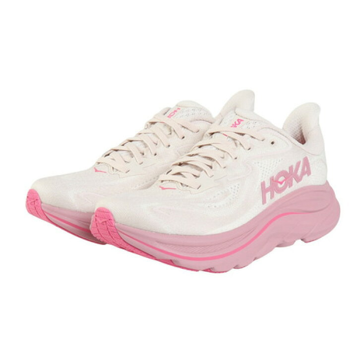 最大10万pt当選 要エントリー 9 20 - 9 30 ホカ HOKA レディース ランニングシューズ ジョギングシューズ クリフトン 10 クリーム 1162031-RMD スニーカー Victoria Surf Snow 支店