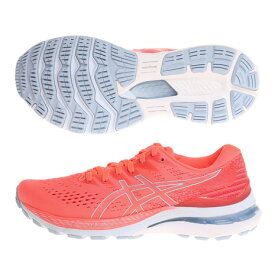 アシックス（ASICS）（レディース）ゲルカヤノ GEL-KAYANO 28 フラッシュピンク 1012B047 700 ランニングシューズ ジョギングシューズ トレーニング 陸上