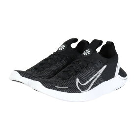 ナイキ（NIKE）（レディース）ランニングシューズ フリー ラン フライニット NN ブラック ホワイト DX6482-002 スニーカー ジョギング 軽量 柔軟性