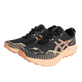 アシックス（ASICS）（レディース）ランニングシューズ フジ ライト 4 ブラック ピンク 1012B514.001 スニーカー トレイルラン トレーニング 軽量 スポーツ