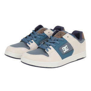 ディーシーシューズ(DC SHOES)(メンズ)スニーカー マンテカ4 ネイビー ホワイト 24SPDM241005XSBW ボーダーシューズ カジュアル スポーツ タウン 通気性