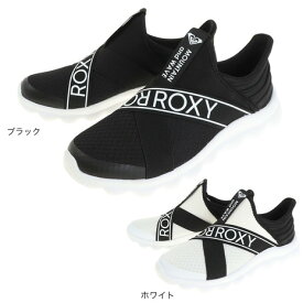 ロキシー（ROXY）（レディース） レディース スニーカー 黒 白 オンザムーブ ON THE MOVE 4 ブラック ホワイト RFT221302