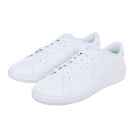 ナイキ（NIKE）（メンズ、レディース）スニーカー コート ロイヤル 2 NN ホワイト DH3159-100 スポーツシューズ シンプル リサイクル 通学 学生 カジュアル