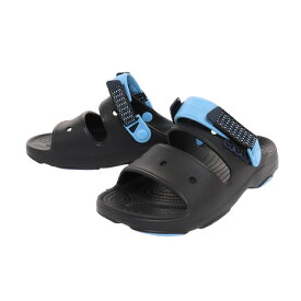 クロックス（crocs）（メンズ、レディース）スポーツサンダル クラシック オールテレイン サンダル ブラック 207711-0ZQ-2022 ストラップ シャワサン 軽量