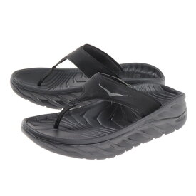 ホカ（HOKA）（レディース）サンダル レディース オラ リカバリー フリップ ORA RECOVERY FLIP 1117910-BDGGR ブラック 黒