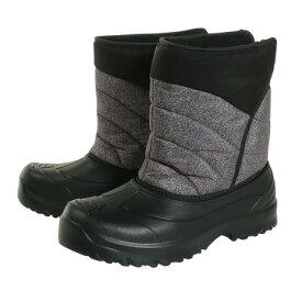 シュトロイレ（STREULE）（メンズ）スノーブーツ 22MS ブラック グレー 2F0005-SHTR-805MS0064 GRY アウトドア 雪道 内側ボア 防寒 ウィンターシューズ