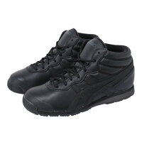 アシックス(ASICS)(メンズ、レディース)スノーブーツ 黒 SP7 ブラック TFS284.90 ハイカット スニーカー ウィンターシューズ 雪道 通勤 通学 防滑 防寒
