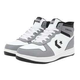 コンバース（CONVERSE）（メンズ）スノーシューズ スノトレ NX1360 ウォータープルーフ ミッドカット W/GY/B グレー ホワイト 38002211 シューズ