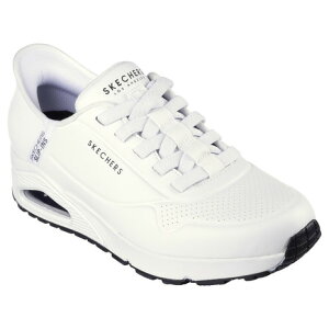 スケッチャーズ(SKECHERS)(メンズ)カジュアルシューズ スリップインズ ウノ イージー エア 183005-WHT スニーカー ハンズフリー クッション性