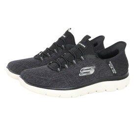 スケッチャーズ（SKECHERS）（メンズ）カジュアルシューズ スリップインズ サミッツ キーペース ブラック 232469-BLK スニーカー ハンズフリー 洗濯機洗い可