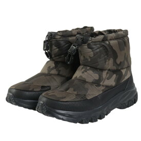 artifix（メンズ）カジュアルシューズ AT スノーブーツ ブラック ブラウン 50811CAMO カジュアル 防水 シューズ