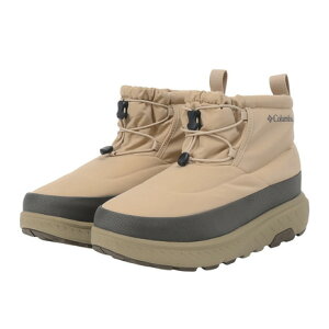 コロンビア(Columbia)(メンズ、レディース)ブーツ イエローテイル ショーティー ウォータープルーフ オムニヒート ベージュ YU2743 271 ショート 雨 雪
