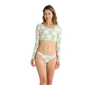 ロキシー（ROXY）（レディース）PARTY WAVES ロングスリーブ ビキニ 長袖ラッシュガード ボトム 上下セット 25SPRSW251006BAS