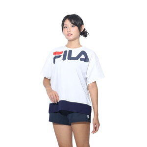 フィラ(FILA)(レディース)ロゴTシャツ付き 水着4点セット 324601-WT
