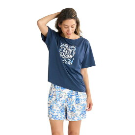 ロキシー（ROXY）（レディース）水着 3点セット ラッシュTシャツ付き ARTSY FLORAL 25SPRSW251010BLU