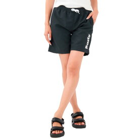 ラスティ（RUSTY）（レディース）ロゴ パイピング ボードショーツ 923402 BLK