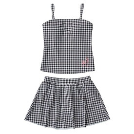 ロキシー（ROXY）（キッズ）タンキニ 上下セット セパレーツ水着 ジュニア MINI PICNIC GINGHAM 25SPTSW251101BLK