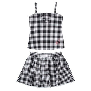 LV[iROXYjiLbYj^Lj ㉺Zbg Zp[c WjA MINI PICNIC GINGHAM 25SPTSW251101BLK