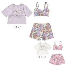 ロキシー（ROXY）（キッズ）水着 ラッシュTシャツ 上下 3点セット 子供 ジュニア MINI ON THE BEACH TSW231102