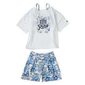 ロキシー（ROXY）（キッズ）水着 3点セット ラッシュTシャツ付き ジュニア MINI ARTSY FLORAL 25SPTSW251102OWT
